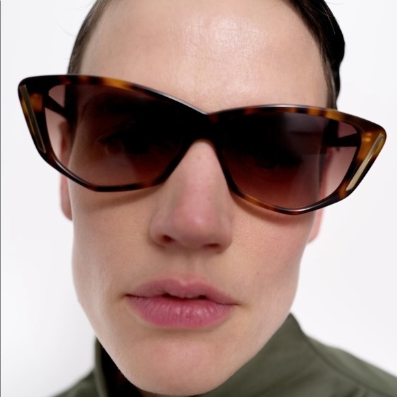 ZARA BNWT Acetate Tortoiseshell Effect Glasses main image 4